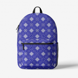 Retro Colorful Print Trendy Backpack